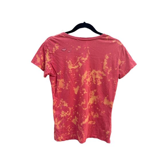 Tie Dye Watermelon Graphic T-Shirt | Women’s Shirt | Splatter Tie - Reverse Dye - Picture 2 of 2